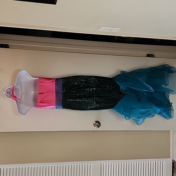 In Character Halloween Mermaid Costume Set, Size Small, Pink and Turquoise - Picture 6 of 11